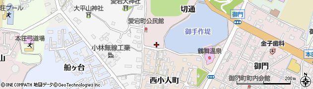 秋田県由利本荘市切通1周辺の地図