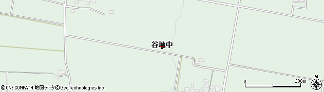 秋田県美郷町（仙北郡）金沢（谷地中）周辺の地図