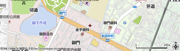 秋田県由利本荘市御門220周辺の地図