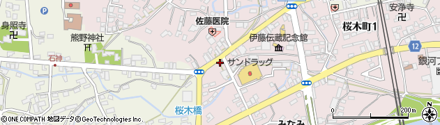 花巻藤沢町郵便局周辺の地図