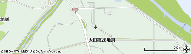 岩手県花巻市太田第２８地割周辺の地図