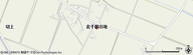 秋田県美郷町（仙北郡）金沢西根（北千間谷地）周辺の地図