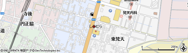 ヘアポジション 本荘東(HAIR Position)周辺の地図
