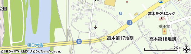 岩手県花巻市高木第１７地割15周辺の地図