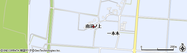 秋田県大仙市角間川町（南沼ノ上）周辺の地図