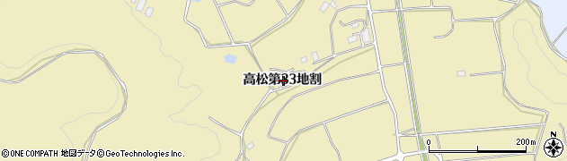 岩手県花巻市高松第３３地割周辺の地図