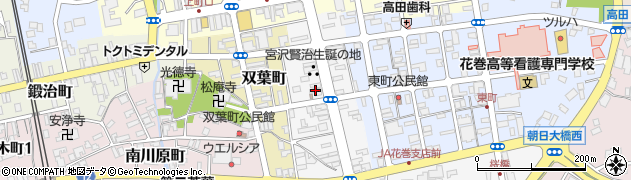 花巻信用金庫南支店周辺の地図