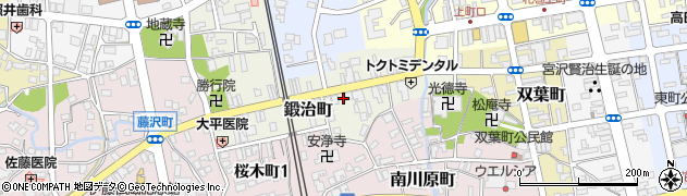 鎌田金物店周辺の地図