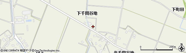 秋田県美郷町（仙北郡）金沢西根（下千間谷地）周辺の地図