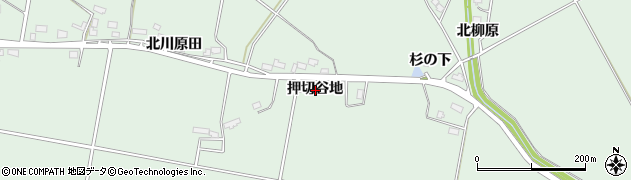 秋田県仙北郡美郷町金沢押切谷地周辺の地図
