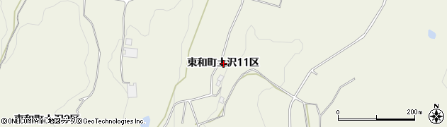 岩手県花巻市東和町土沢１１区周辺の地図