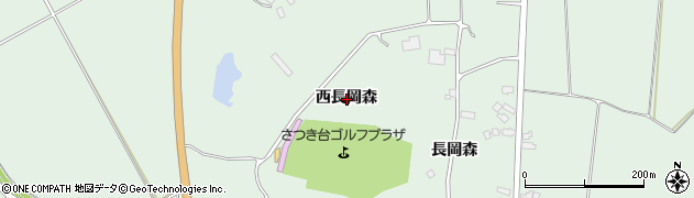 秋田県仙北郡美郷町金沢西長岡森周辺の地図