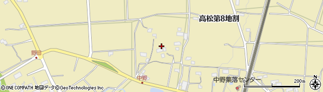 岩手県花巻市高松第８地割149周辺の地図