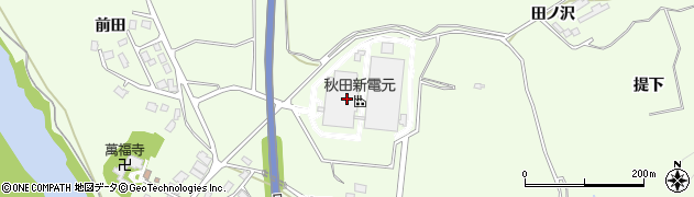 株式会社秋田新電元　飛鳥工場周辺の地図