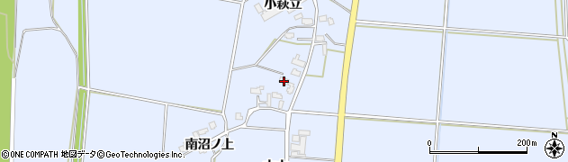 秋田県大仙市角間川町小萩立120周辺の地図