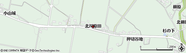 秋田県美郷町（仙北郡）金沢（北川原田）周辺の地図