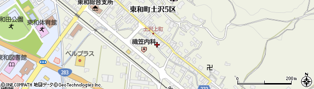 岩手県花巻市東和町土沢８区周辺の地図