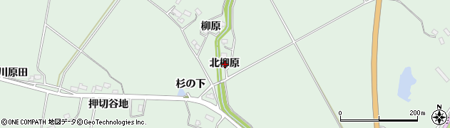 秋田県仙北郡美郷町金沢北柳原周辺の地図