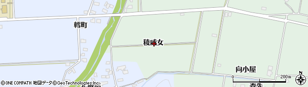 秋田県仙北郡美郷町金沢稜威女周辺の地図