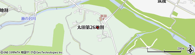 岩手県花巻市太田（第２６地割）周辺の地図