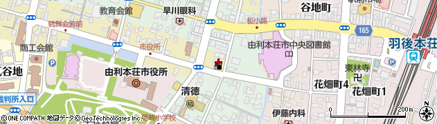 秋田県由利本荘市表尾崎町23周辺の地図