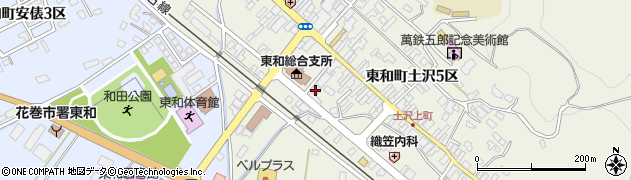 岩手県花巻市東和町土沢８区78周辺の地図