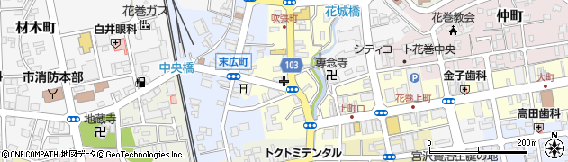 大川原美容院周辺の地図