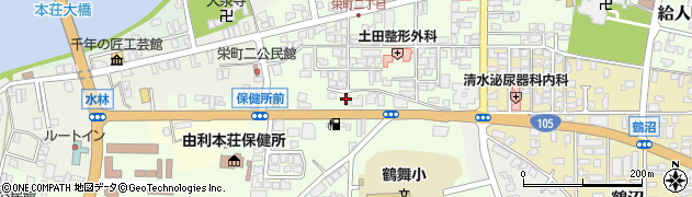 ＡＬＳＯＫ秋田管財株式会社本荘営業所周辺の地図