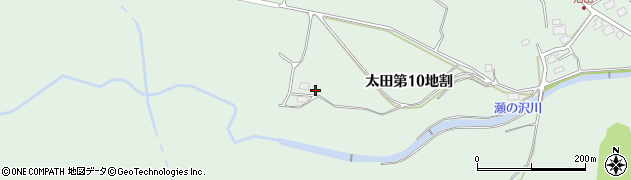 岩手県花巻市太田第１０地割周辺の地図