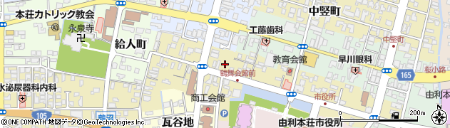 秋田県由利本荘市表尾崎町13周辺の地図