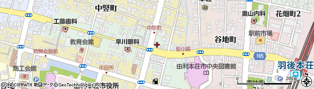 きらやか銀行秋田支店周辺の地図