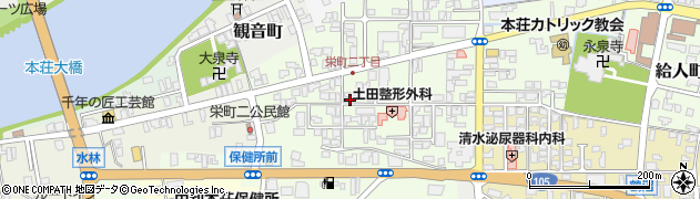 秋田県由利本荘市砂子下69周辺の地図