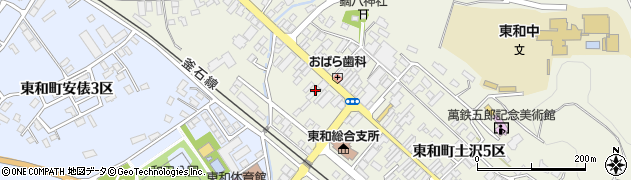 岩手県花巻市東和町土沢８区21周辺の地図
