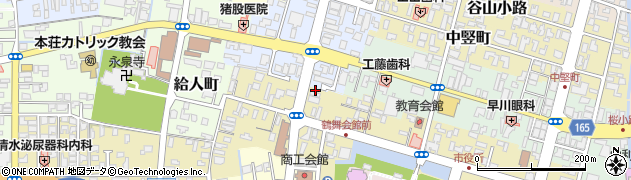 秋田県由利本荘市表尾崎町115周辺の地図