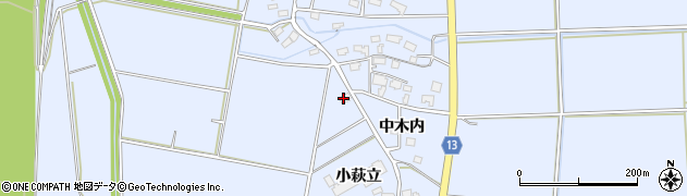 秋田県大仙市角間川町小萩立45周辺の地図