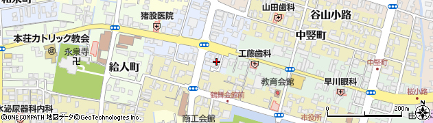 秋田県由利本荘市大門89周辺の地図