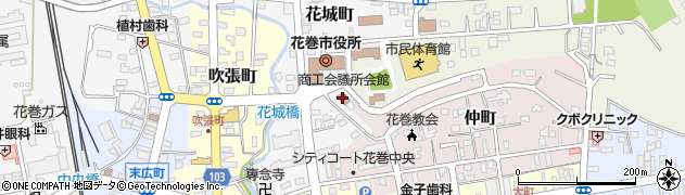 アクサ生命保険株式会社花巻営業所周辺の地図