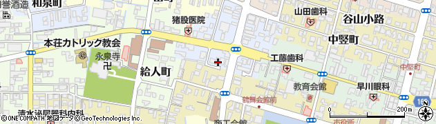 秋田県由利本荘市大門54周辺の地図