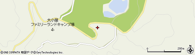 秋田県由利本荘市岩野目沢（石森）周辺の地図