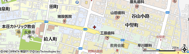 秋田県由利本荘市大門73周辺の地図