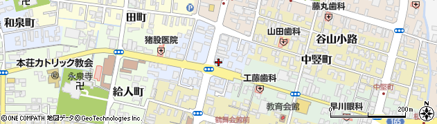 秋田県由利本荘市大門68周辺の地図