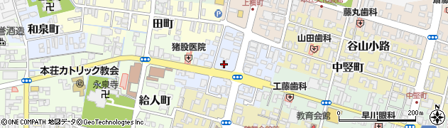 秋田県由利本荘市大門50周辺の地図