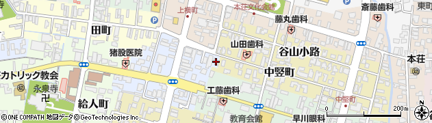 秋田県由利本荘市大門80周辺の地図