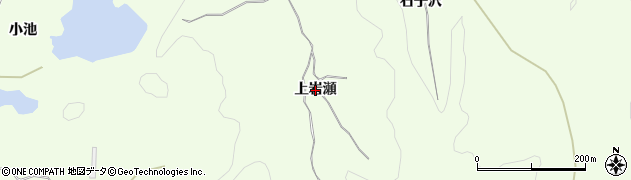 秋田県由利本荘市土谷（上岩瀬）周辺の地図