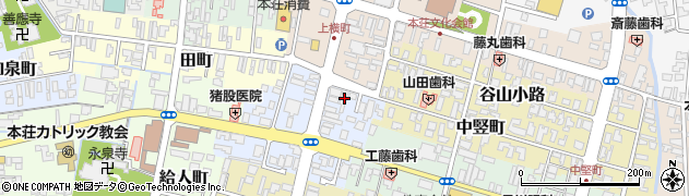 秋田県由利本荘市大門71周辺の地図