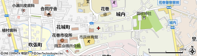 岩手県花巻市城内9周辺の地図