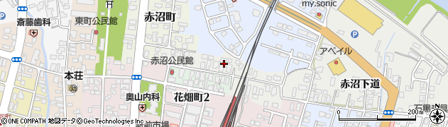 秋田県由利本荘市出戸町周辺の地図