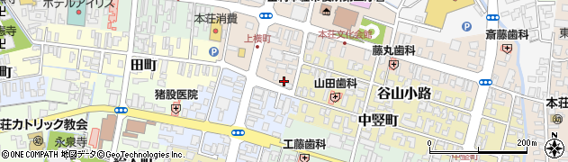 秋田県由利本荘市本荘135周辺の地図