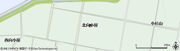 秋田県美郷町（仙北郡）金沢（北向小屋）周辺の地図