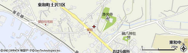 岩手県花巻市東和町土沢（２区）周辺の地図